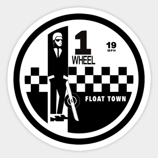 Float Town Record Label Sticker